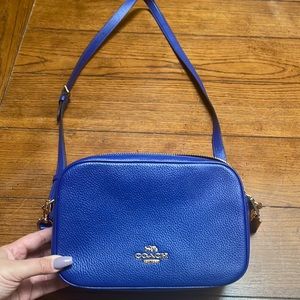 🔵🔴🔵🔴FLASH SALE NWOT Coach royal blue and gold cross body purse
